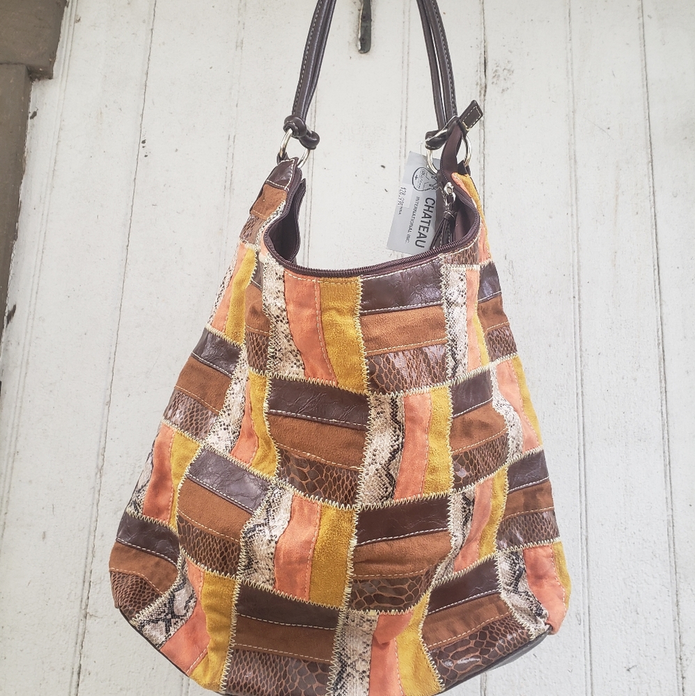 Patchwork shoulder bag - Picture 5 of 5
